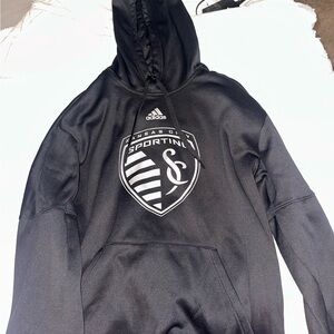 Sporting Kansas City Black Adidas Hoodie